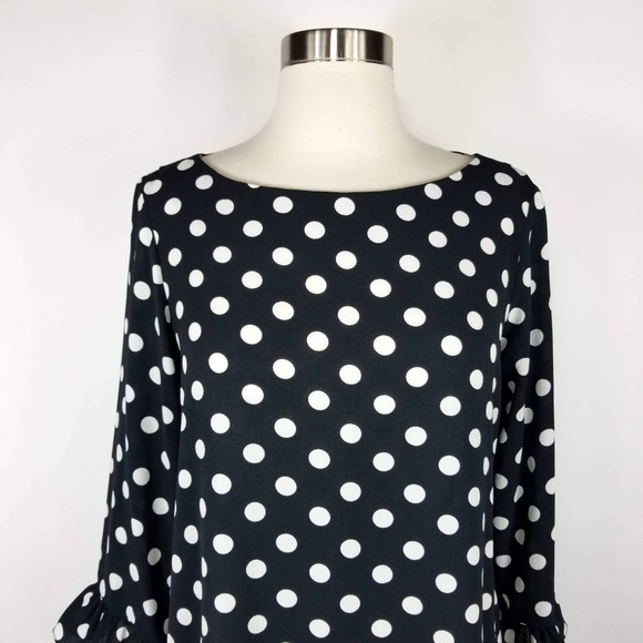 wallis polka dot top